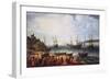 British Ship Departing for Trade with India-Abraham Willaerts-Framed Giclee Print