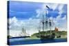 British Ship-John S. Smith-Stretched Canvas