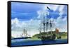 British Ship-John S. Smith-Framed Stretched Canvas