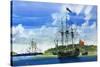 British Ship-John S. Smith-Stretched Canvas