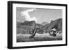 British Shipping Off St Helena, 1817-null-Framed Giclee Print