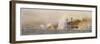 British Ships "Defence" and "Warrior" in Action at the Battle of Jutland-William Lionel Wyllie-Framed Photographic Print