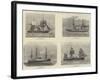 British Ships Engaged in the Bombardment of Alexandria-null-Framed Giclee Print