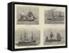 British Ships Engaged in the Bombardment of Alexandria-null-Framed Stretched Canvas