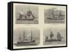 British Ships Engaged in the Bombardment of Alexandria-null-Framed Stretched Canvas