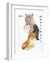 British Shorthair-Barbara Keith-Framed Giclee Print