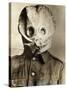 British Soldier in Gas Mask-null-Stretched Canvas