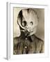 British Soldier in Gas Mask-null-Framed Photographic Print