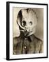 British Soldier in Gas Mask-null-Framed Photographic Print