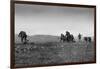 British Soldiers Advance during World War I-null-Framed Photographic Print