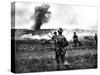 British Soldiers Advance in Tunisia; Second World War, 1943-null-Stretched Canvas