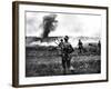 British Soldiers Advance in Tunisia; Second World War, 1943-null-Framed Photographic Print