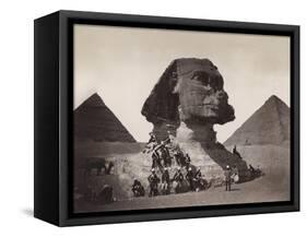 British Soldiers at the Sphinx-Bettmann-Framed Stretched Canvas