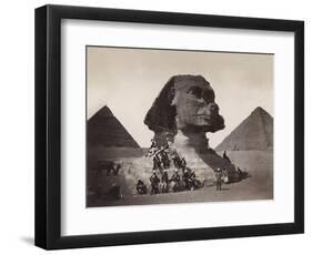 British Soldiers at the Sphinx-Bettmann-Framed Photographic Print