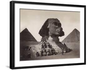 British Soldiers at the Sphinx-Bettmann-Framed Photographic Print