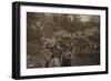 British Soldiers Digging Trenches-null-Framed Photographic Print