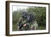 British Soldiers in Full NBC Protection Gear and a S6 Respirator-Stocktrek Images-Framed Photographic Print