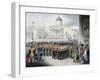 British Soldiers Leaving for the Crimean War (Russo-Turkish Wa) 1853-1856-null-Framed Giclee Print