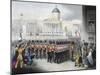 British Soldiers Leaving for the Crimean War (Russo-Turkish Wa) 1853-1856-null-Mounted Giclee Print