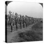 British Soldiers Marching Through the Desert to Baghdad, World War I, 1914-1918-null-Stretched Canvas