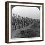British Soldiers Marching Through the Desert to Baghdad, World War I, 1914-1918-null-Framed Photographic Print
