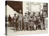 British Soldiers on Chinese Street-null-Stretched Canvas