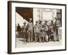 British Soldiers on Chinese Street-null-Framed Photographic Print