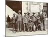 British Soldiers on Chinese Street-null-Mounted Photographic Print