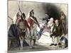 British Soldiers Quartered in an American Colonial Home, c.1770-null-Mounted Giclee Print