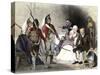 British Soldiers Quartered in an American Colonial Home, c.1770-null-Stretched Canvas