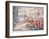 British Soldiers Were Fighting their Way Through the Streets-Joseph Ratcliffe Skelton-Framed Giclee Print