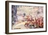 British Soldiers Were Seen Fighting their Way Through the Streets-Joseph Ratcliffe Skelton-Framed Giclee Print