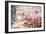 British Soldiers Were Seen Fighting their Way Through the Streets-Joseph Ratcliffe Skelton-Framed Giclee Print