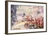 British Soldiers Were Seen Fighting their Way Through the Streets-Joseph Ratcliffe Skelton-Framed Giclee Print