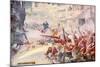 British Soldiers Were Seen Fighting their Way Through the Streets-Joseph Ratcliffe Skelton-Mounted Giclee Print