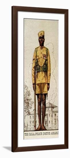 British South Africa Police: Native Askari Policeman, 1938-null-Framed Giclee Print