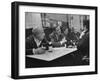 British Spy Thriller Writer David Cornwell Drinking Beer in Seamen's Pub-Ralph Crane-Framed Premium Photographic Print