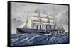 British Steamer Great Eastern, 19th Century-null-Framed Stretched Canvas