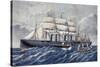 British Steamer Great Eastern, 19th Century-null-Stretched Canvas