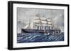 British Steamer Great Eastern, 19th Century-null-Framed Giclee Print