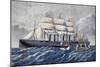 British Steamer Great Eastern, 19th Century-null-Mounted Giclee Print