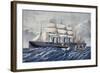 British Steamer Great Eastern, 19th Century-null-Framed Giclee Print