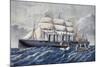 British Steamer Great Eastern, 19th Century-null-Mounted Giclee Print