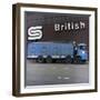 British Steel Lorry at a Sheffield Foundry, South Yorkshire, 1972-Michael Walters-Framed Photographic Print