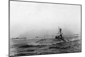 British Submarine B1-null-Mounted Art Print