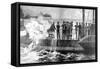 British Submarine E-13 in the Baltic to Assist the Russians, World War I, 1915-null-Framed Stretched Canvas