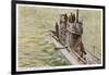 British Submarine-null-Framed Art Print