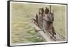 British Submarine-null-Framed Stretched Canvas