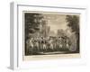 British Surrendering their Arms to General Washington after their Defeat at Yorktown-null-Framed Giclee Print