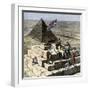 British Tourists Having Christmas Lunch on the Great Pyramid, 1870s-null-Framed Giclee Print